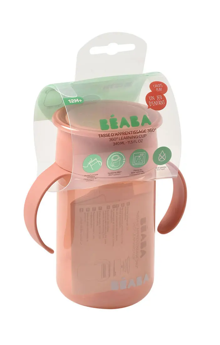 Beaba Kubek treningowy 360° pink - Mama i dziecko