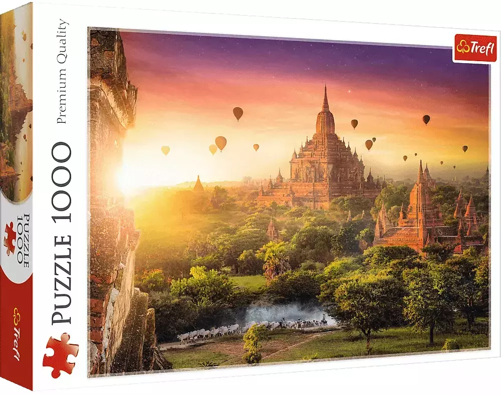 Puzzle 1000 elementów. Starożytna świątynia, Birma - Puzzle