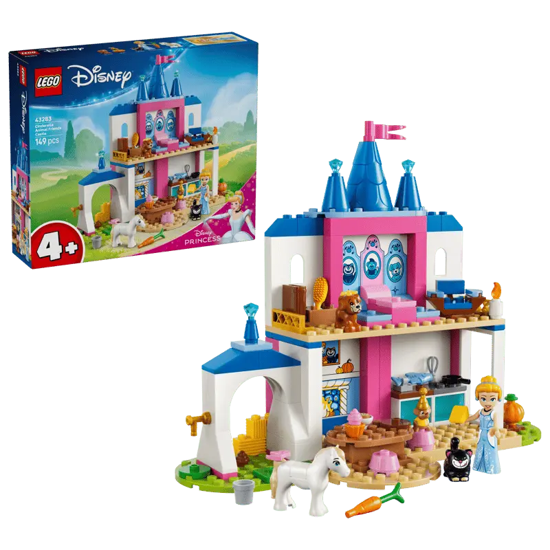 LEGO Disney™ Zamek Kopciuszka i jej zwierzęcych przyjaciół 43283 - Zabawki