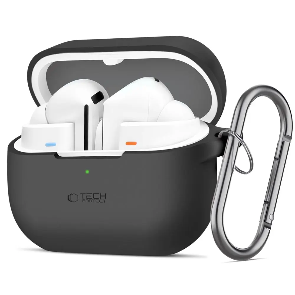 Tech-Protect Silicone Hook Samsung Galaxy Buds 3 / 3 Fe / 3 Pro Black - Elektronika i akcesoria