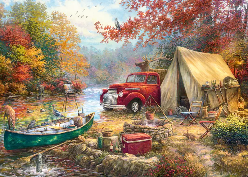 Puzzle 1000 elementów. W plenerze 30394 - Puzzle
