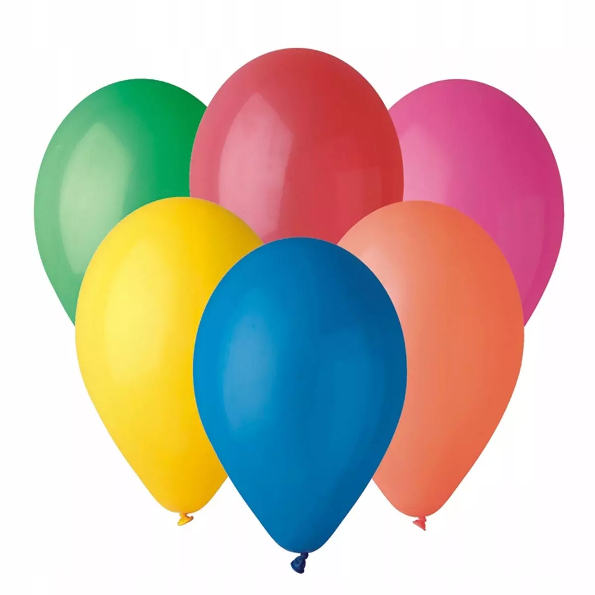 Balony różnokolorowe (100 sztuk) - Papiernicze i szkolne