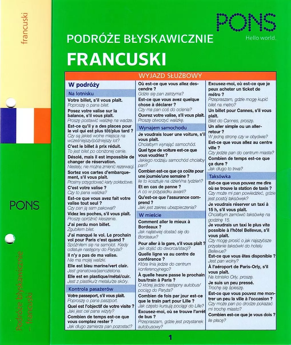Podróże błyskawicznie. Francuski - Książki