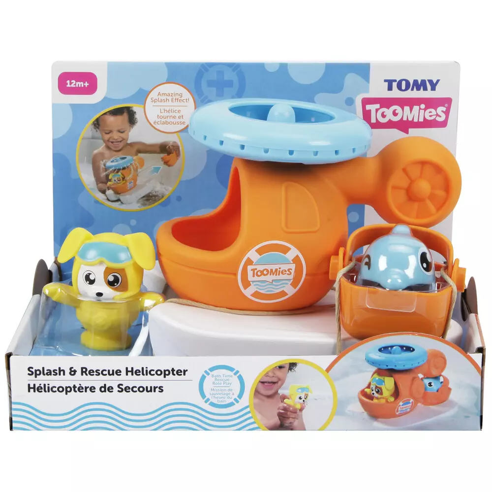 TOMY TOOMIES Chlapiący helikopter E73305C - Zabawki