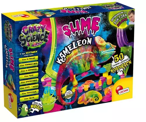 Lisciani Crazy Science Slime Kameleon - Gry