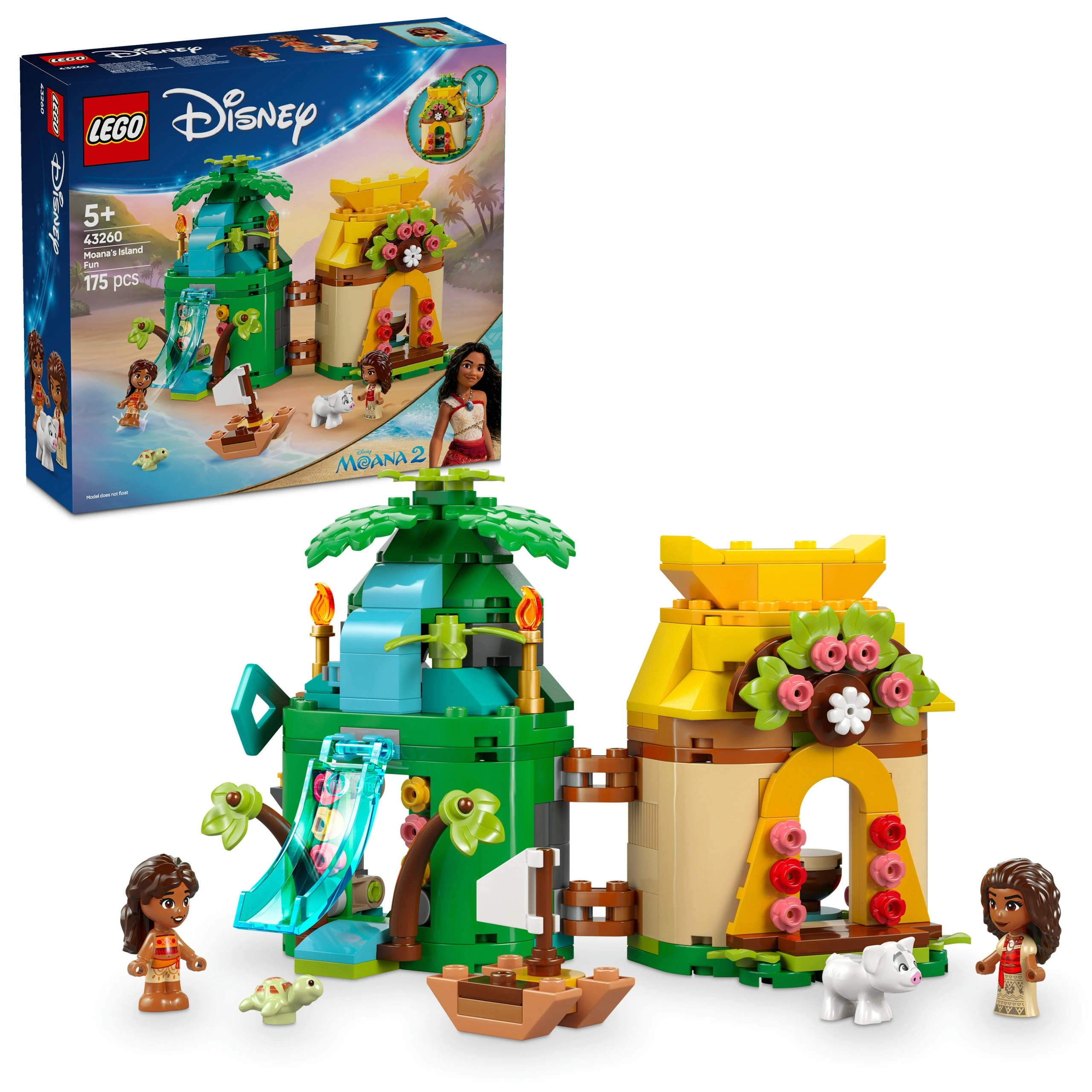 LEGO Disney Princess Zabawy Vaiany na wyspie 43260 - Zabawki