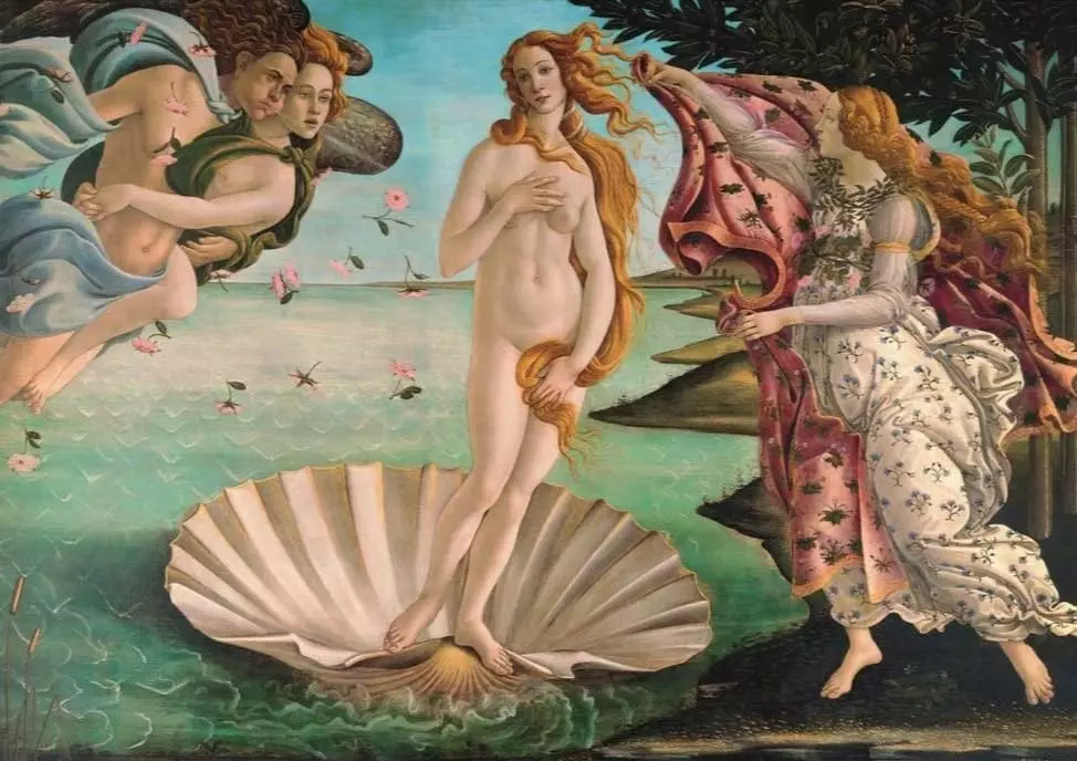 Puzzle 1000 elementów. Sandro Botticelli, Narodziny Wenus - Puzzle