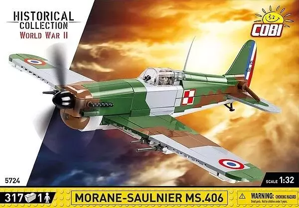 HC WWII Morane-Saulnier MS.406 - Zabawki