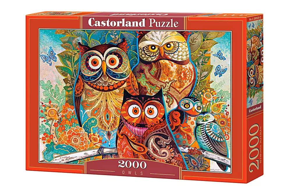 Puzzle 2000 elementów. Sowy - Puzzle