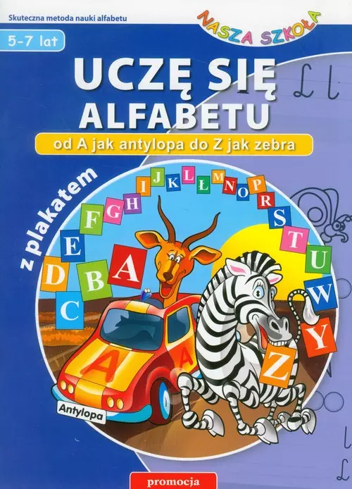 Uczę się alfabetu + plakat - Książki