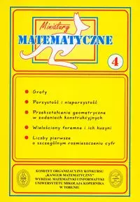Miniatury matematyczne tomik 4 szkoła podstawowa i gimnazja - Książki