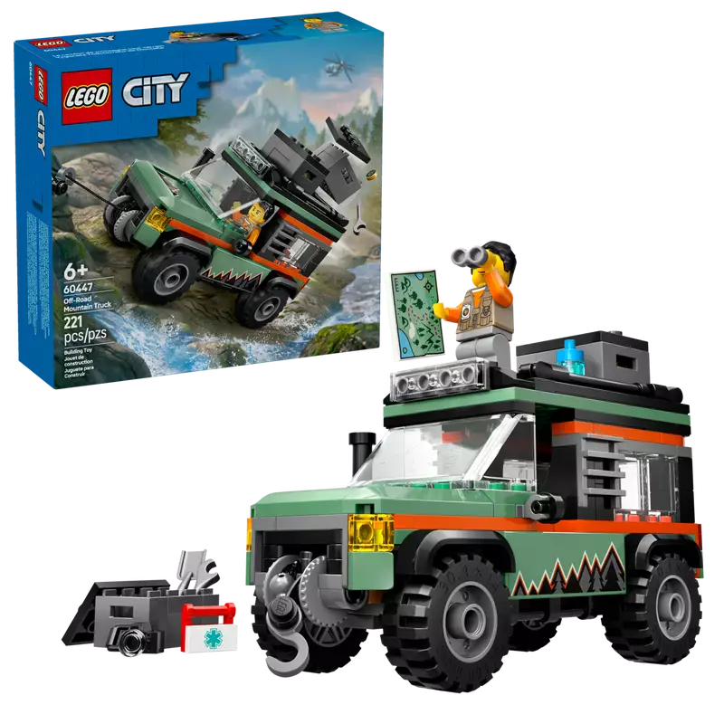 LEGO City Górska terenówka 4x4 60447 - Zabawki