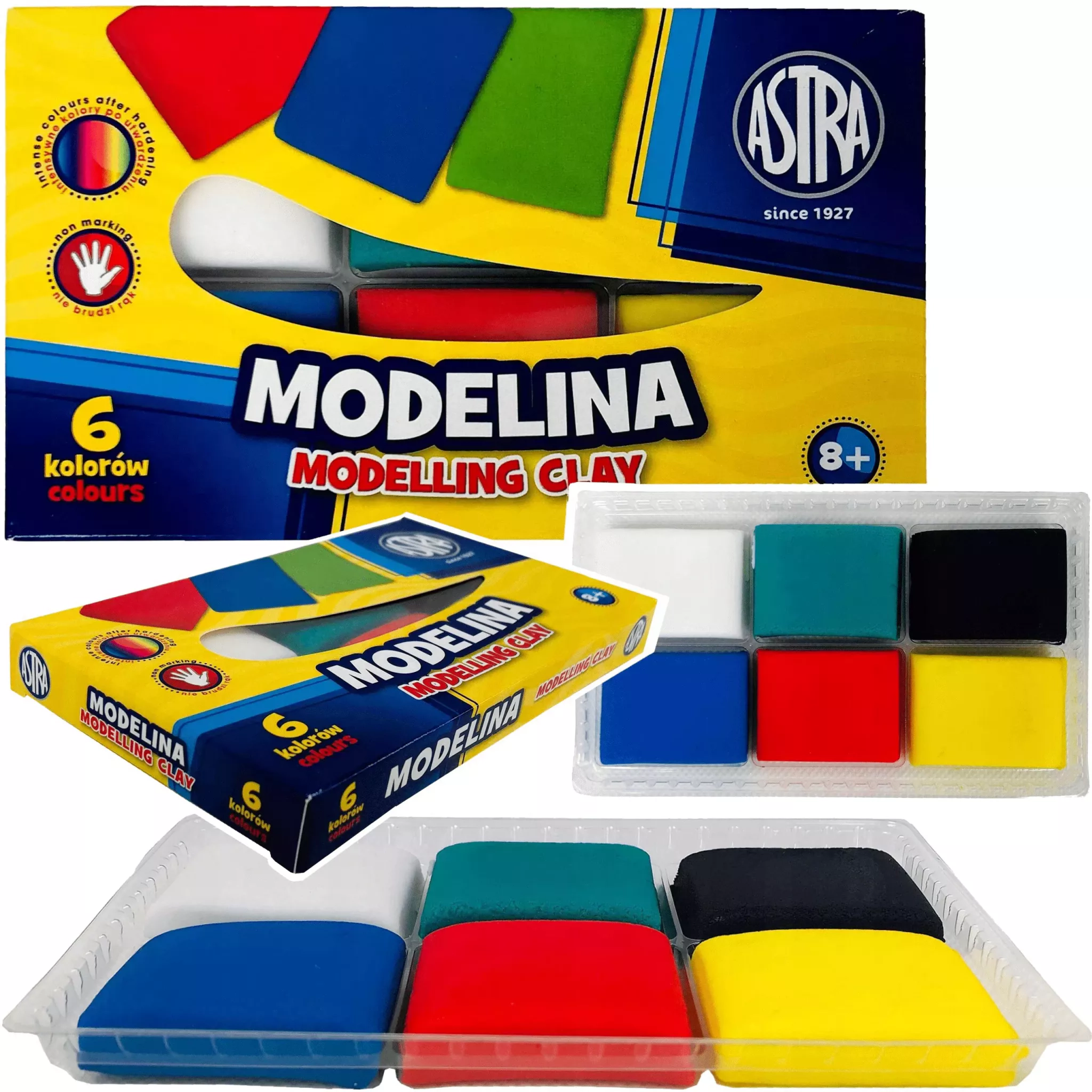 Modelina, 6 kolorów - Papiernicze i szkolne