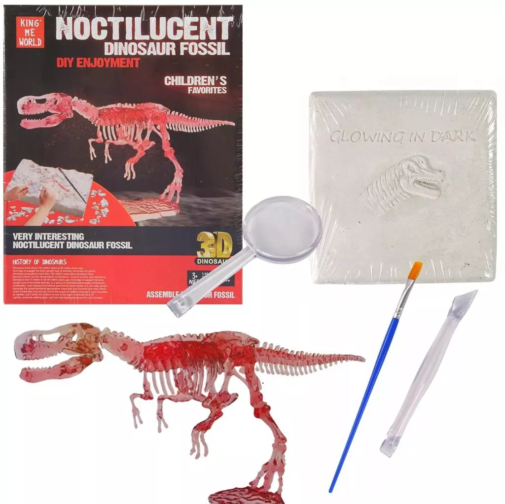 Wykopaliska paleontolog szkielet dinozaura - Zabawki