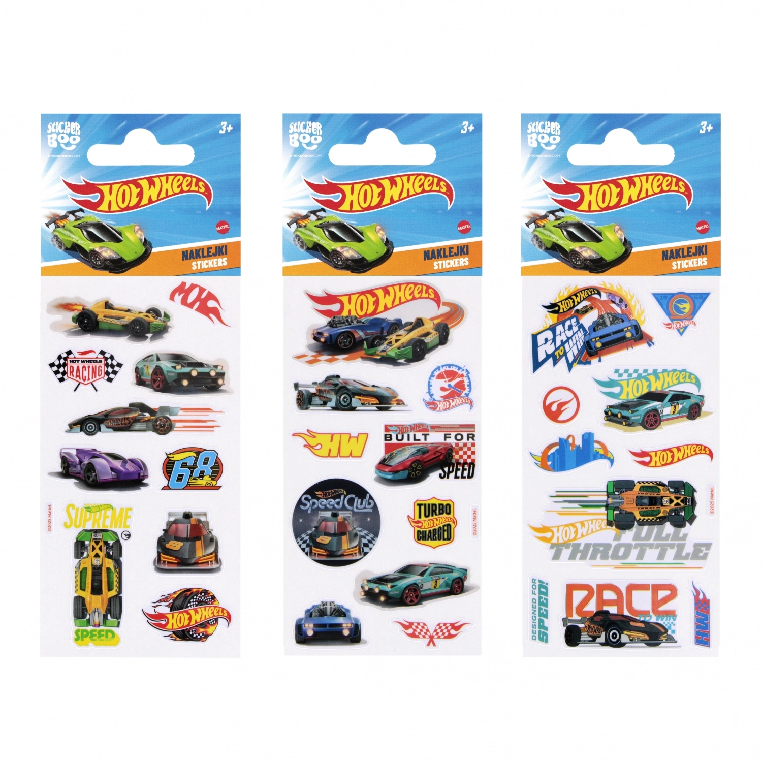Naklejki Hot Wheels 7x18 Stickerboo 568316 - Papiernicze i szkolne