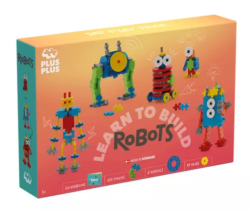 Plus-Plus Naucz się budować roboty 275 elementów - Gry