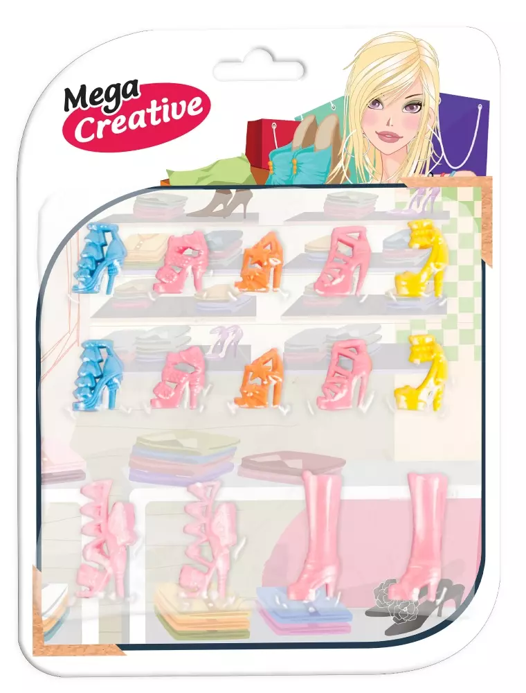 Mega Creative Nella Buciki Dla Lalek 19x26 B/c 12/240/480 - Zabawki