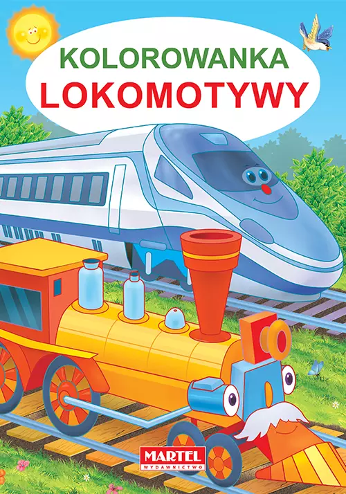 Kolorowanka. Lokomotywy - Książki