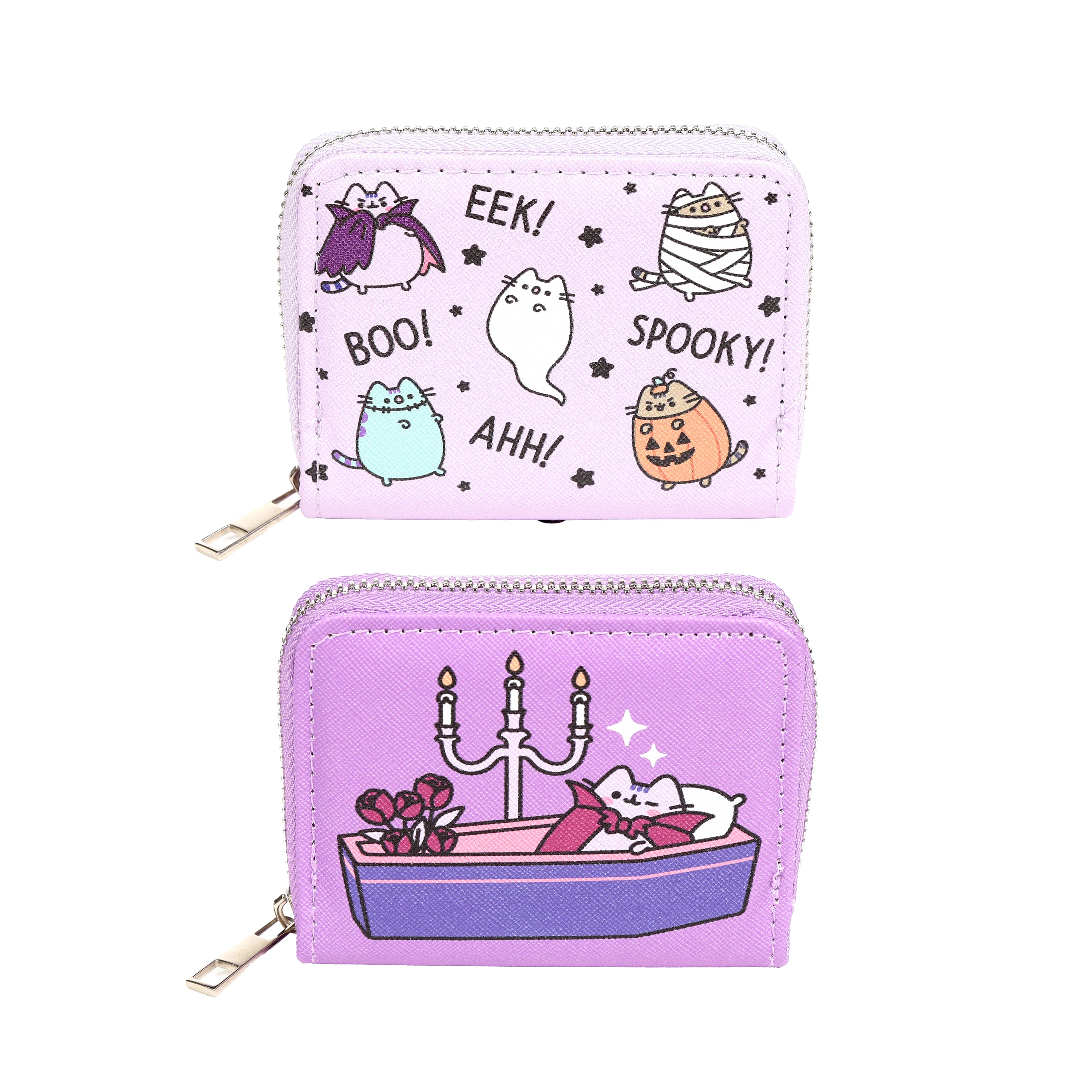 Portfel z zamkiem błyskawicznym - Pusheen Halloween Zip - Papiernicze i szkolne