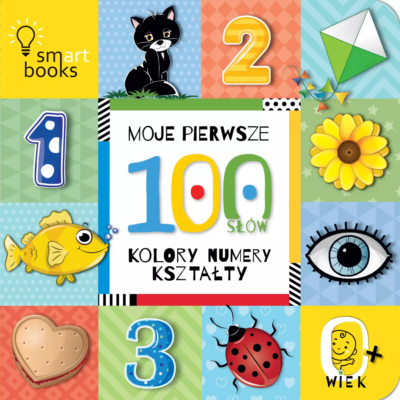 Moje pierwsze 100 słów. Kolory, numery, kształty, wydanie 2 - Książki