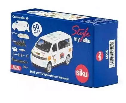 Style my Siku - GIFT SET - Bastel VW T5 Schneemann - Zabawki