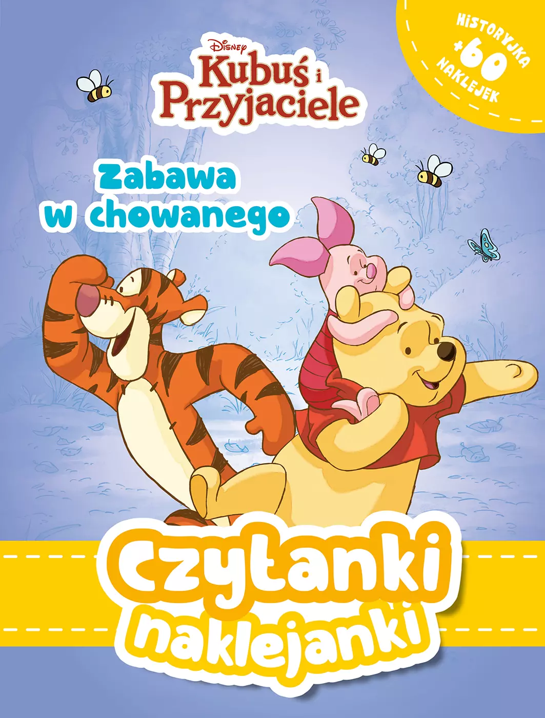Czytanki naklejanki. Disney Kubuś i Przyjaciele. Zabawa w chowanego - Książki