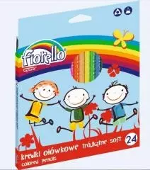 Kredki Super Soft 24 kolory FIORELLO - Książki
