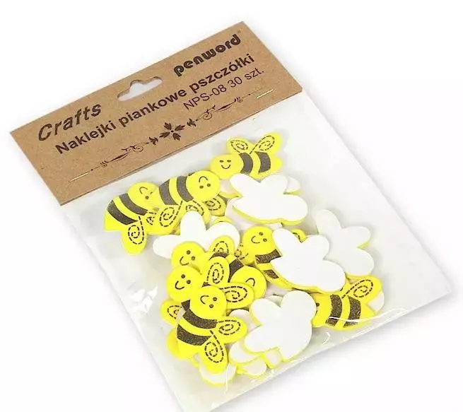 Dekoracja piankowa pszczółki 35x25mm 30szt - Książki