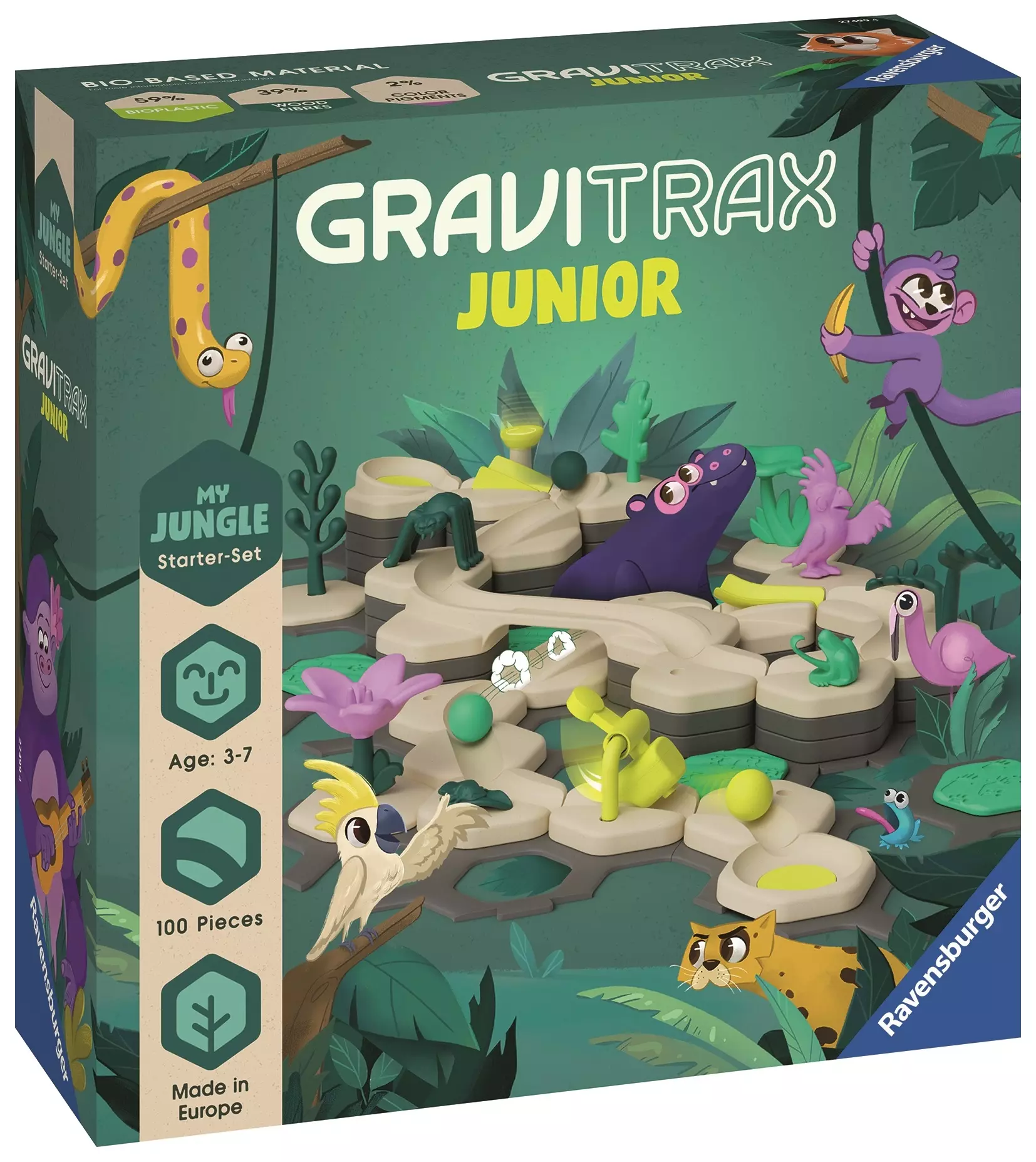Gravitrax Junior. Zestaw startowy Dżungla - Zabawki