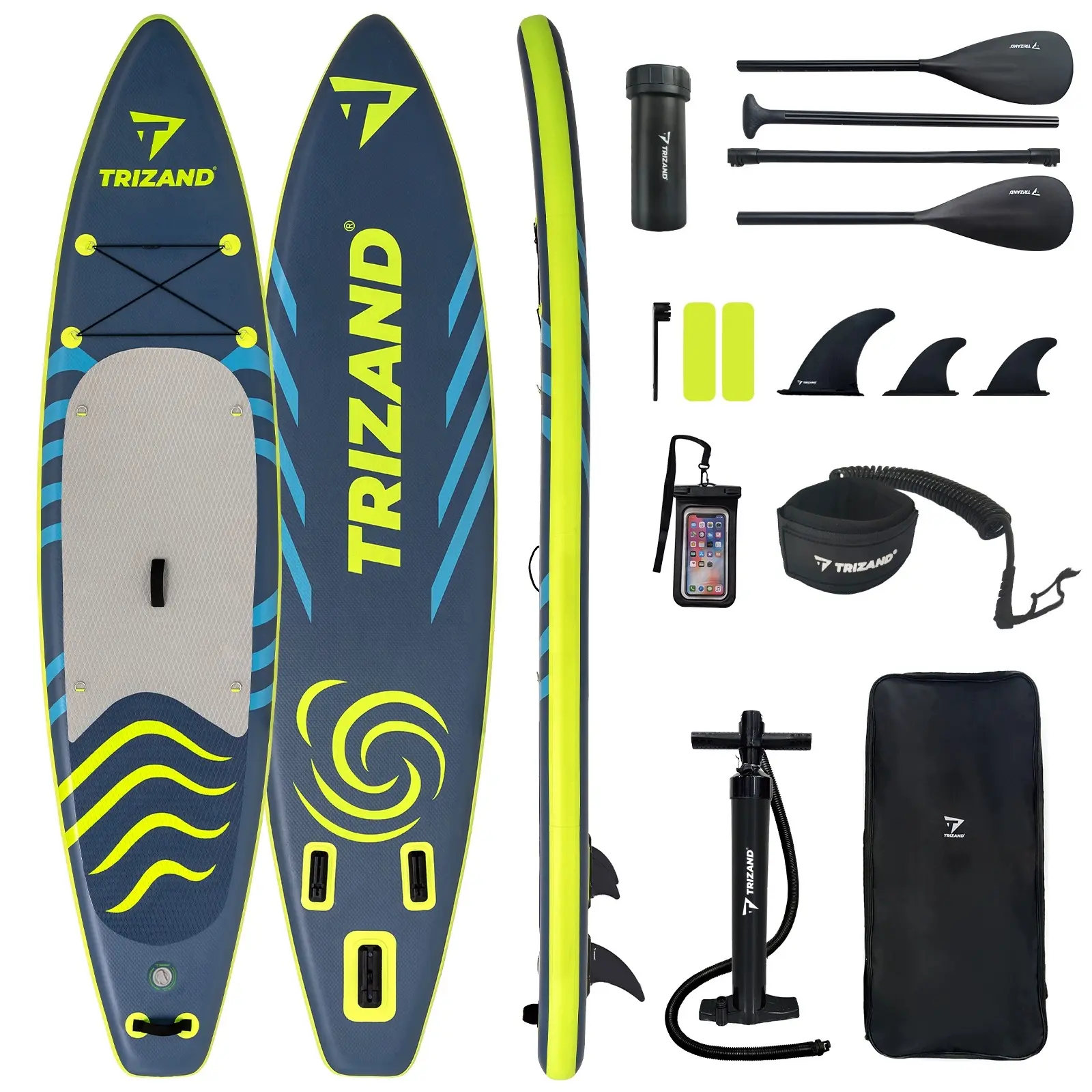 Deska SUP 350cm z akcesoriami Trizand - Elektronika i akcesoria