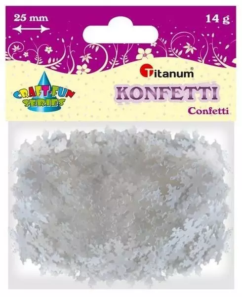 Konfetti płatki śniegu 14g - Impreza