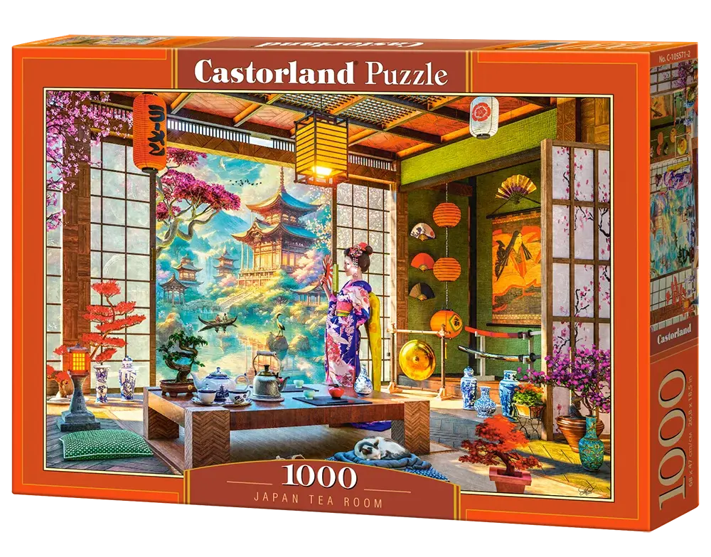 Puzzle 1000 elementów. Japońska herbaciarnia - Puzzle