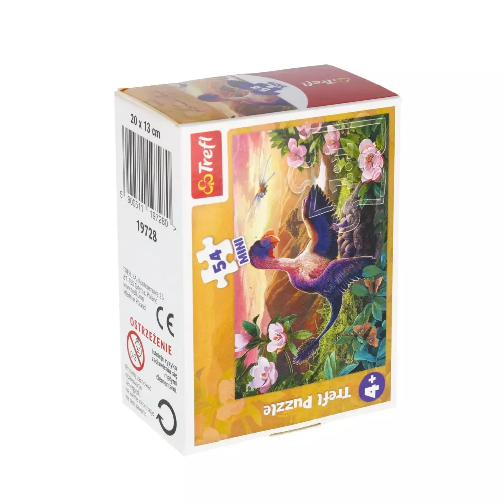 Puzzle Mini 54 elementy. Niesamowite Dino Pu - Puzzle