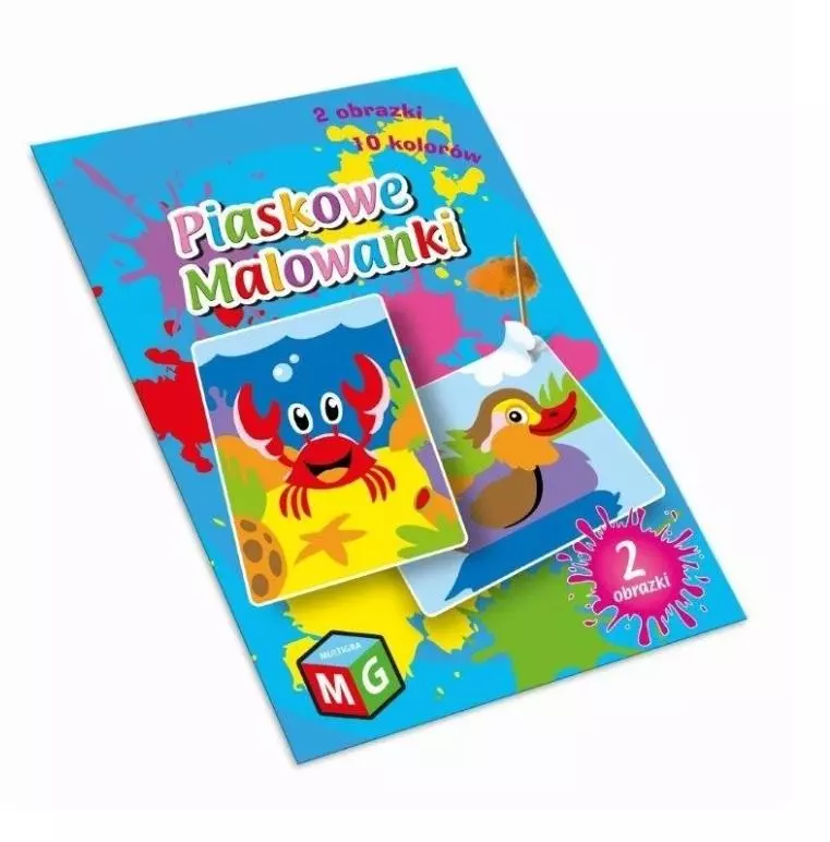 Piaskowe malowanki Krab i kaczka - Książki