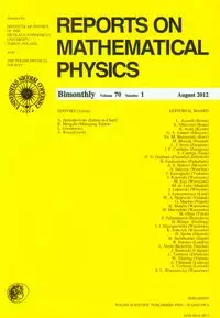 Reports on Mathematical Physics 70/1 Pergamon - Książki