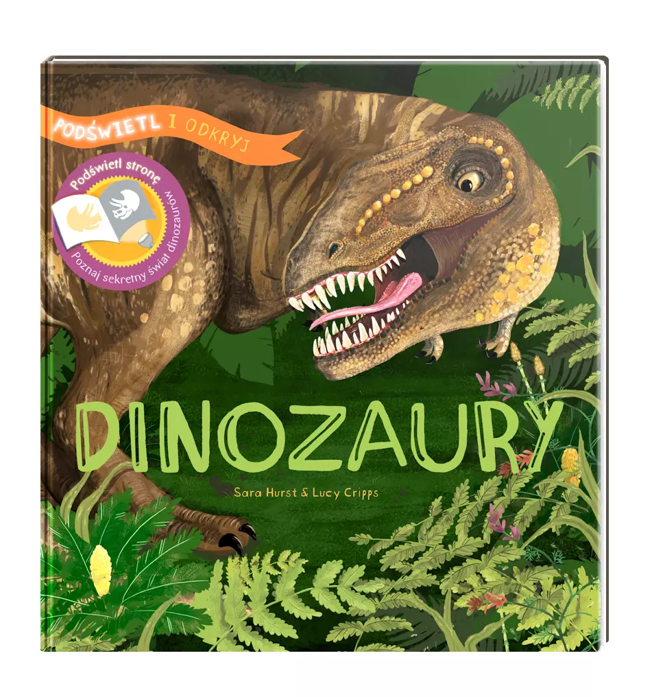 Podświetl i odkryj. Dinozaury - Książki