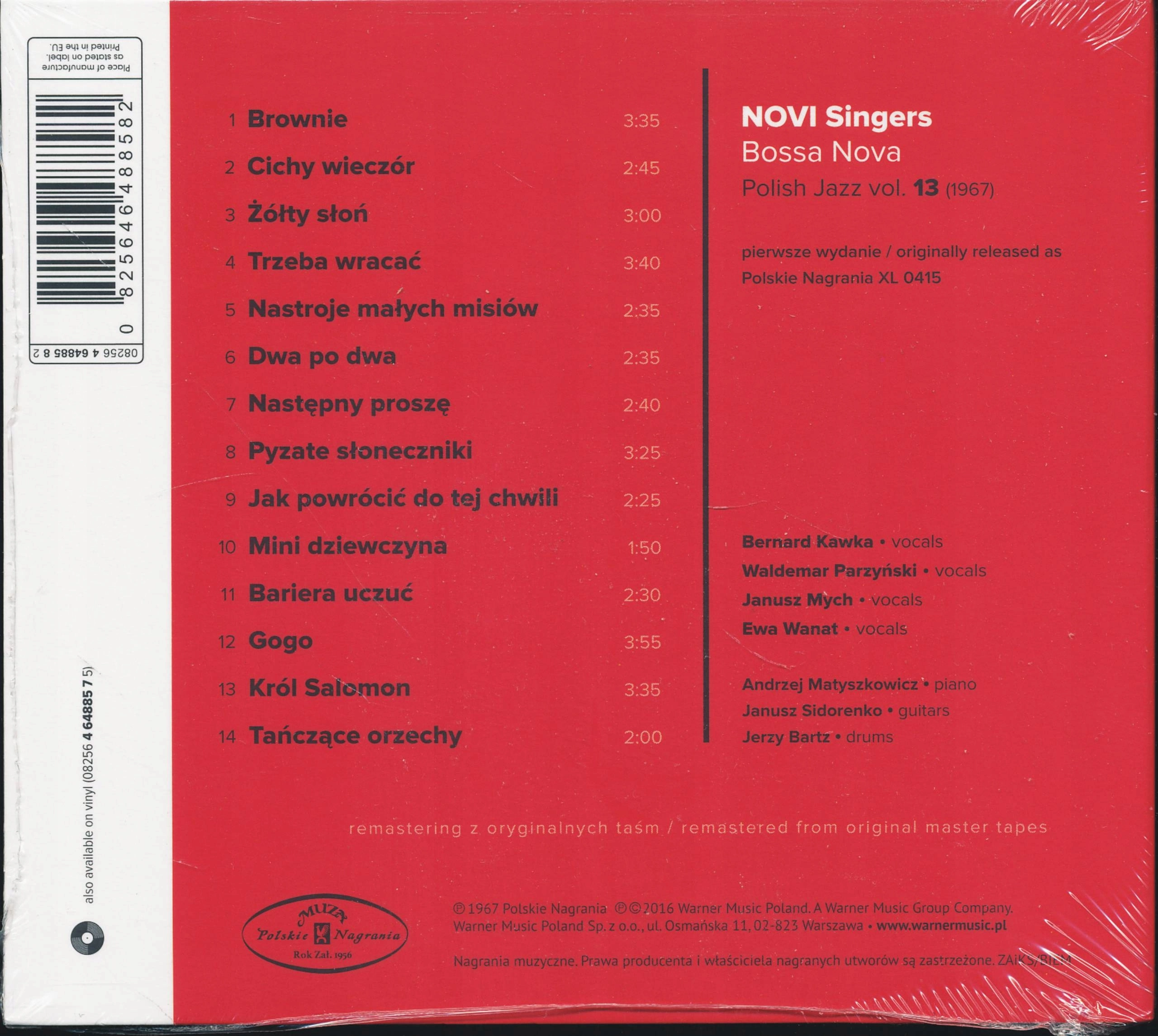 Bossa Nova, CD - Muzyka