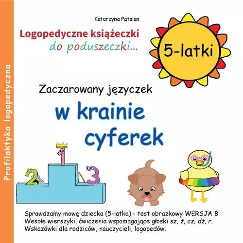 Zaczarowany języczek w krainie cyferek 5-latki - Książki
