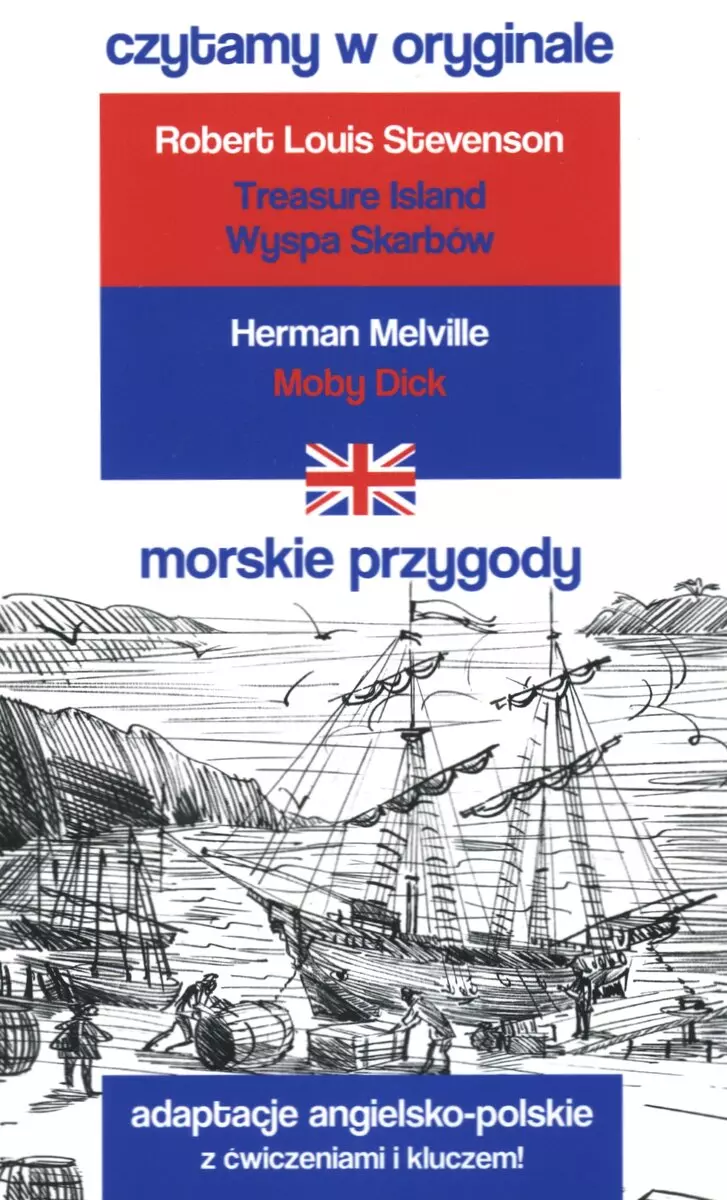 Morskie przygody. Czytamy w oryginale - Książki