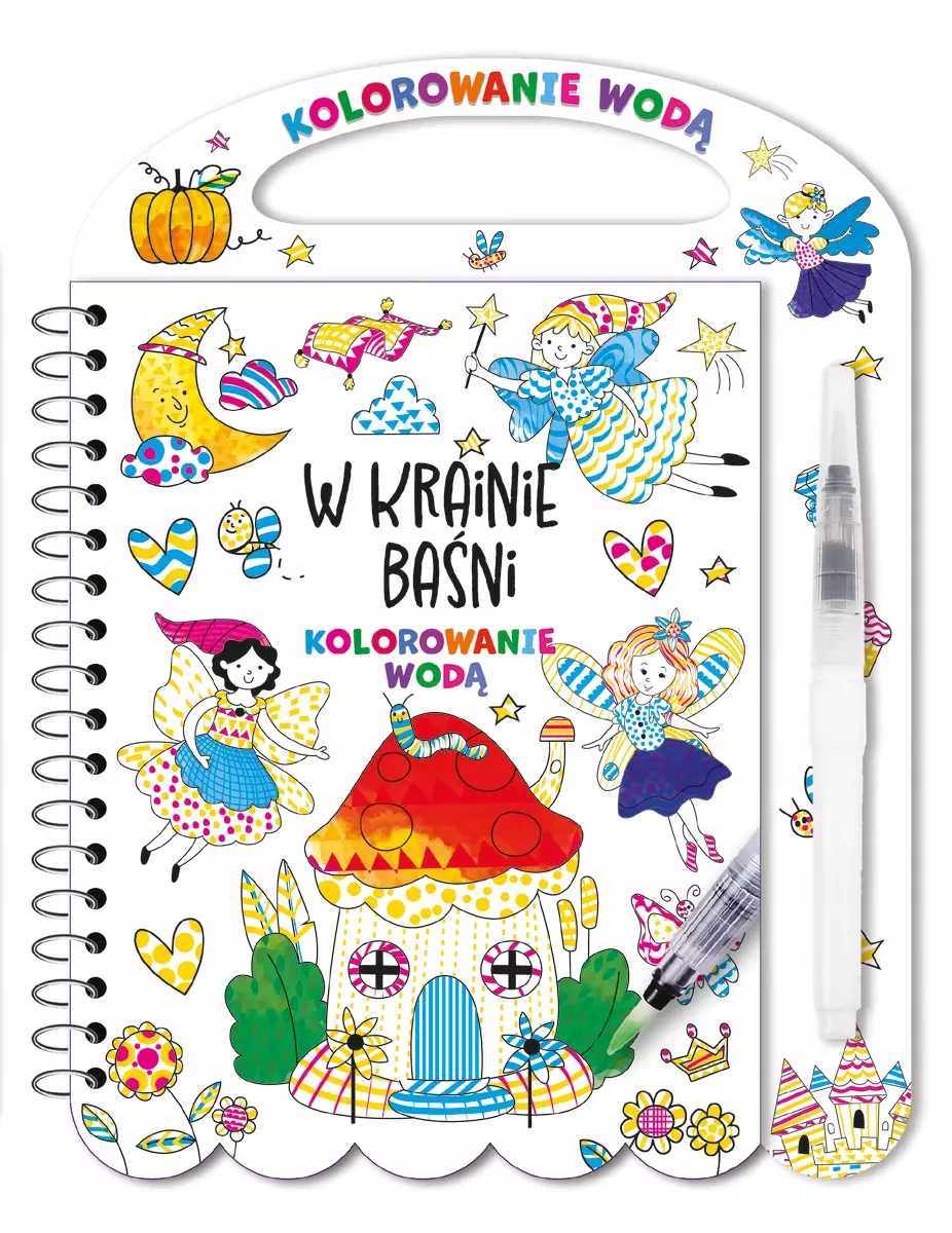 Kolorowanie wodą. W krainie baśni - Książki