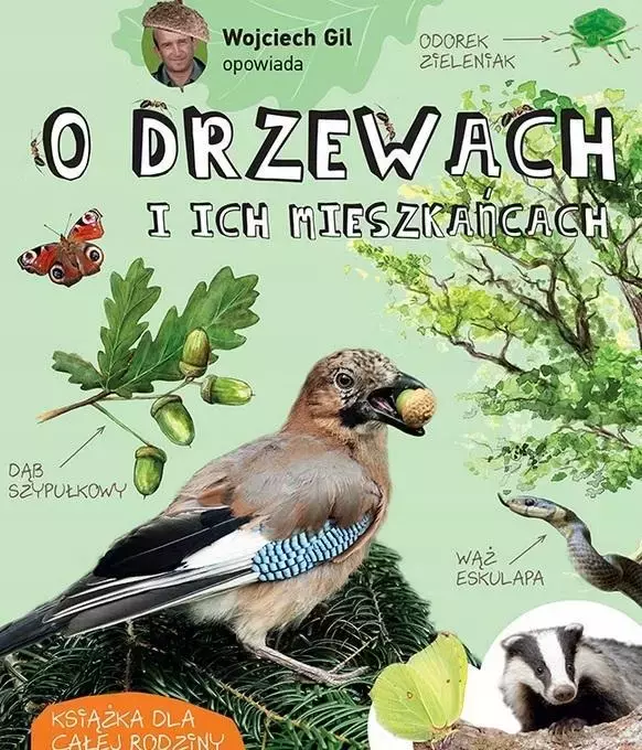 Wojciech Gil opowiada o drzewach i ich mieszkańcach Wojciech Gil – leśnik z wykształcenia i zamiłowania opowiada o drzewach i związanych z nimi zwierzętach i innych „mieszkańcach“. B - Książki