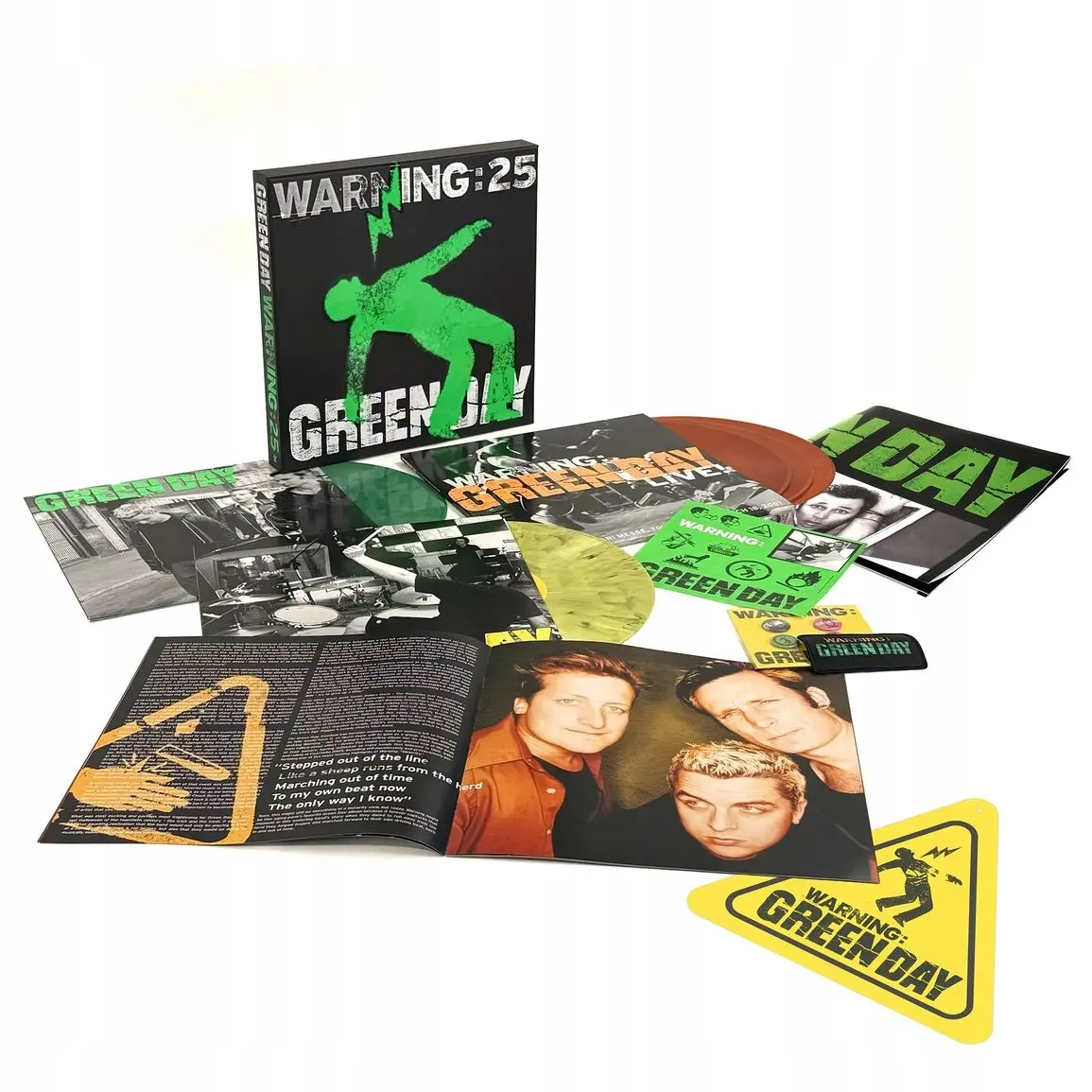 WARNING (25TH ANNIVERSARY DELUXE EDITION/5LP BOX/GREEN, YELLOW & ORANGE VINYL W/ SIGN), Winyl - Muzyka
