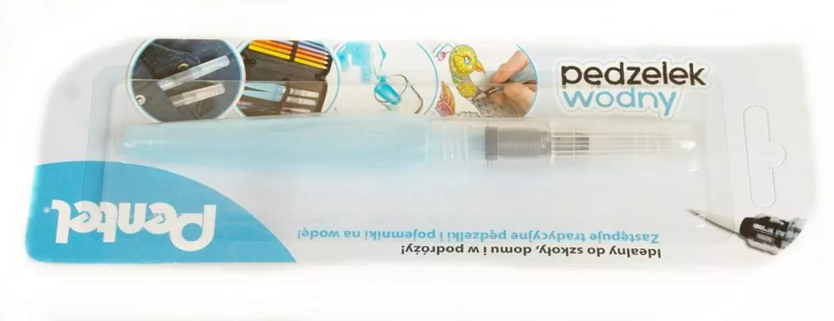 Pędzelek Wodny Pentel Frh-m Średni - Papiernicze i szkolne