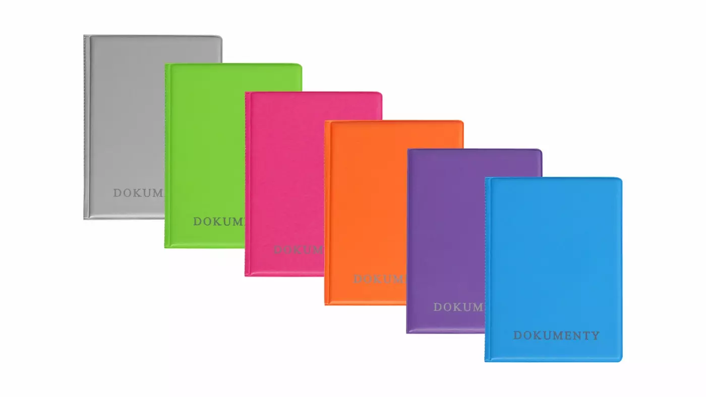 Okładka Na Dokum Dow Rejest New Color B-fol Op6s - Papiernicze i szkolne
