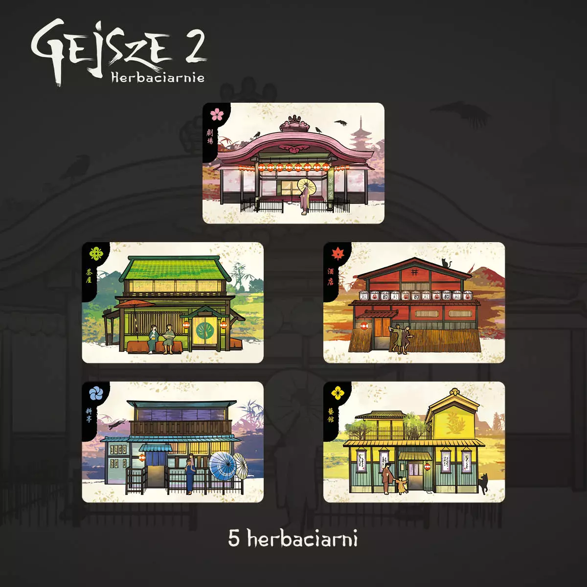 Gejsze 2. Herbaciarnie - Gry