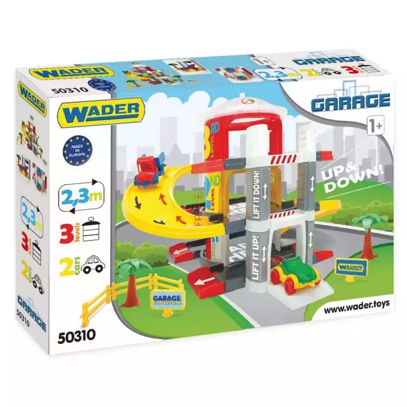 Garage. Garaż z windą, 3 poziomy 50310 - Zabawki