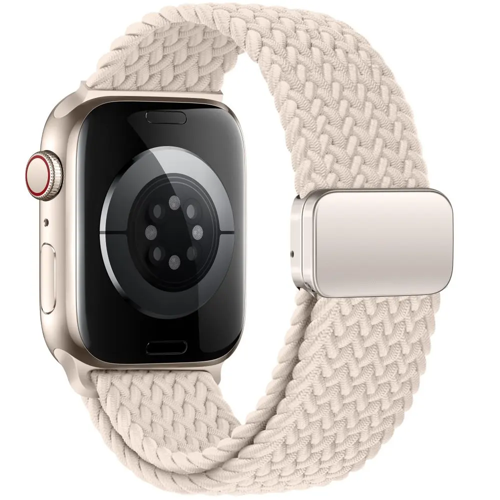 Tech-Protect Nylonmag Apple Watch 8 / 9 / 10 / 11 / SE (40 / 41 / 42 mm) Natural Titanium - Elektronika i akcesoria