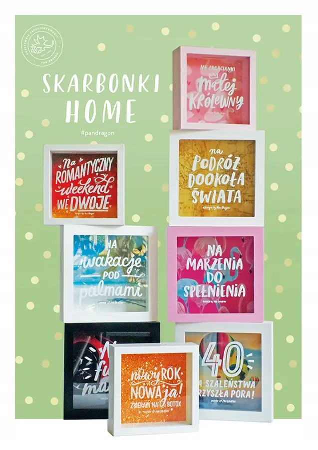 Skarbonka dla dziecka skarbonki prezent zbieram na konie kucyki jednorożce - Papiernicze i szkolne