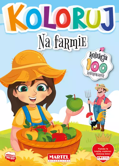 Na farmie. Koloruj - Książki