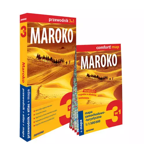 Maroko przewodnik + atlas + mapa - Książki
